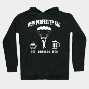 Perfekter Tag Fallschirmspringen Hoodie